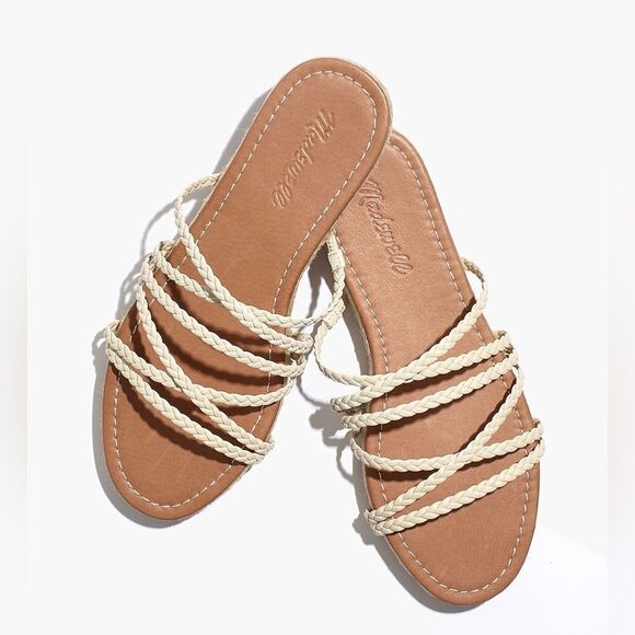 Madewell the Kathryn espadrille slide sandal size 6 - Picture 1 of 5